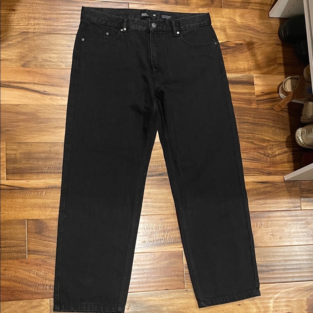 Afends Men's Relaxed Black Jeans size 36 - Picture 2 of 9